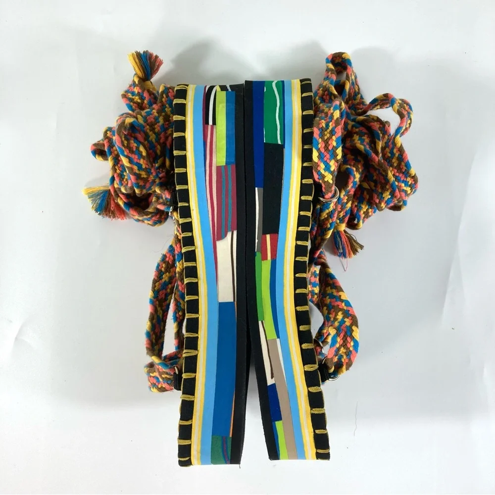 Chloe Lou Strappy Platform Sandals US 7 NWT 37 Summer Beach - Picture 15 of 17